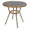 Flash Furniture Marseille French Bistro 31.5in. Table, Blk Textilene, Glass Top, Bamboo Print Alum Frame in Natural SDA-AD641011-80-BK-NAT-GG - alternate 6